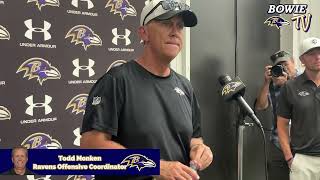 Hear From Baltimore Ravens Offensive Coordinator Todd Monken - Day 8 Training Camp 2025 (7-31-2025)