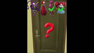 Which Door Is Poppy Playtime Hiding Behind?! Part 3 #poppyplaytime #gameshorts #funny #catnap