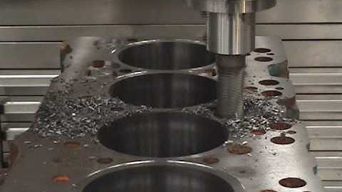 Rottler F90Y Machining for Water Hole Repairs