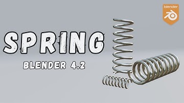 Blender Basics: Creating a Realistic SPRING | Blender 4.2