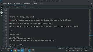 👉 JavaScript : Différences entre for, while et do...while (exemples pratiques) PART B