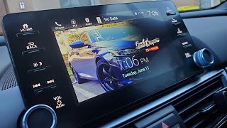 Adding Custom Wallpaper on the Screen for Honda Accord 20182020