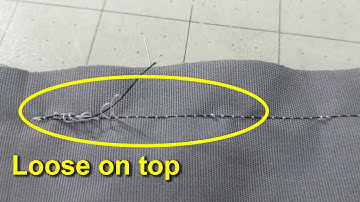How to fix your thread looping above the fabric