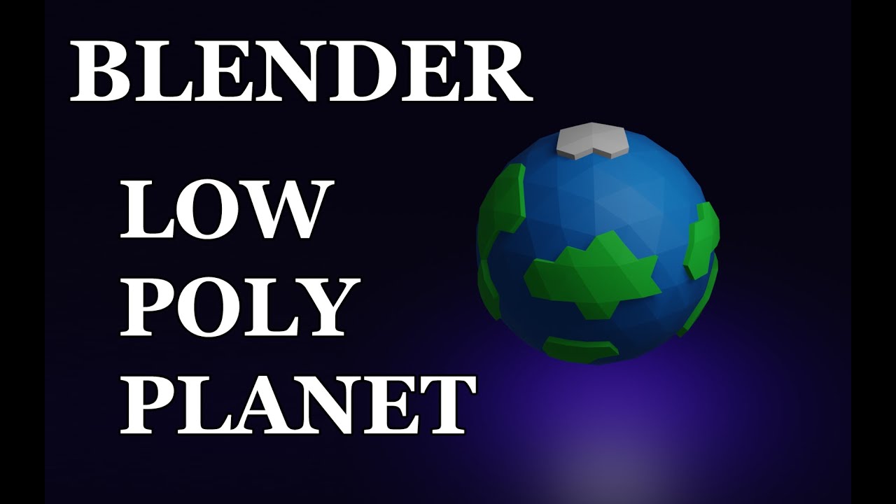 Blender 3.1 | Low Poly Planet | Guide - YouTube