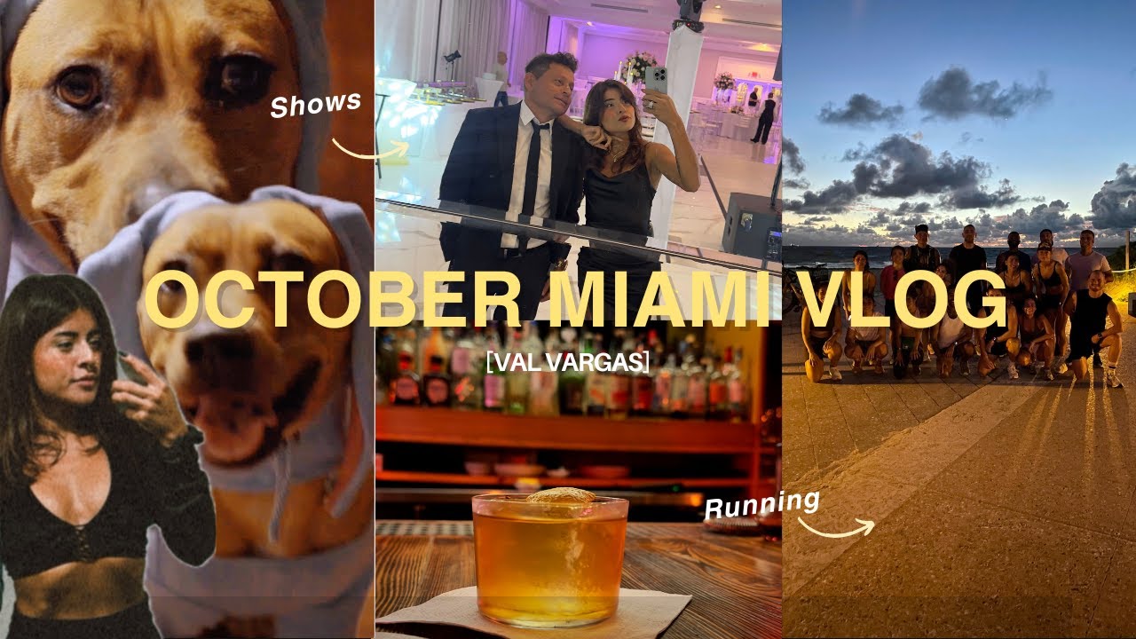 Life in Miami Vlog: Running, Gigs, My Dog’s Costume & Random October Moments 🐶