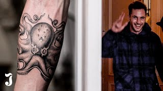 REALISTIC OCTOPUS TATTOO X SKATEBOARDING X LIVE PIANO // JANNES DE GROOT TATTOO