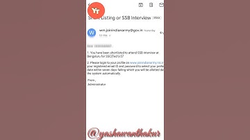 Indian army ssb interview selection date | how to select ssb interview date | short listing