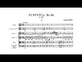 Haydn symphony no 34 in d minor with score