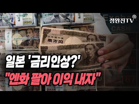 [뉴스속보] 일본 &#39;금리인상?&#39;...&quot;엔화 팔아 이익 내자&quot; [정완진TV]