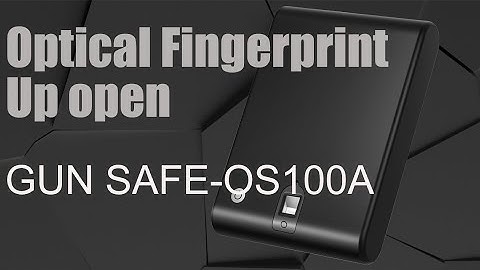 OS100A-Fingerprint handgun safe box operation guide