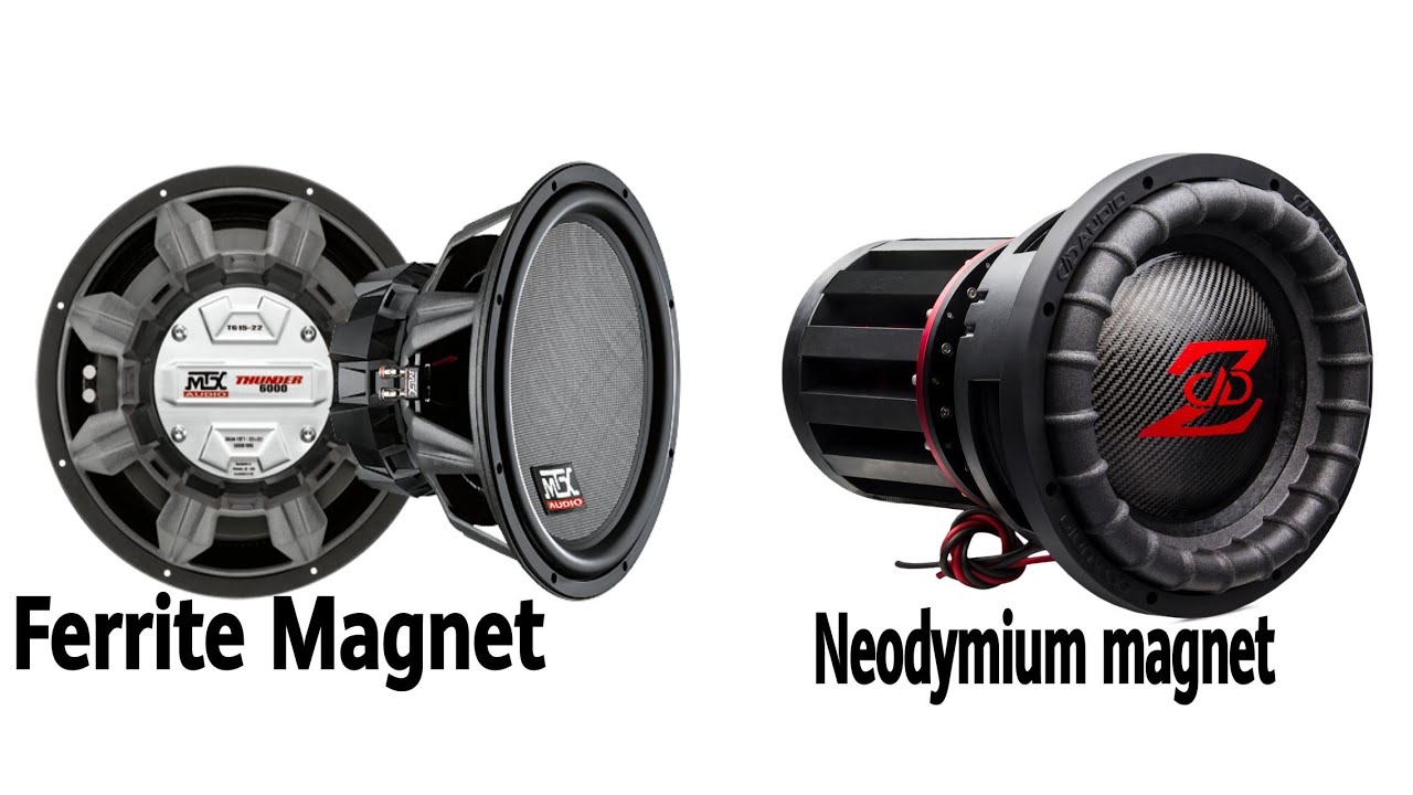 Ferrite Magnet Speakers vs Neodymium Magnet Speakers | Which is the best  for Bass And Sound quality - YouTube