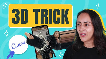 How to CREATE a 3D EFFECT in Canva - Fun & Creative Tricks in Canva