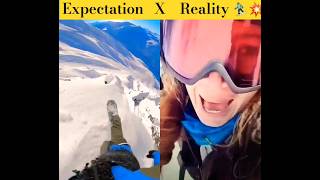 Expectation: Smooth Shredding ❄️ Reality: Epic Snowboard Fail 😂