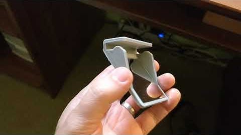 Overhead document camera for laptops - 3D printed!