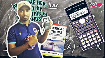 Solve Bisection, Secant, Newton - Raphson method By using Calculator in seconds By ALL ROUNDER |