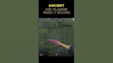 CS2 Ancient - Mid Flashes from T Spawn #cs2 #counterstrike