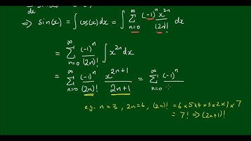 Maclaurin Series for sin(x)