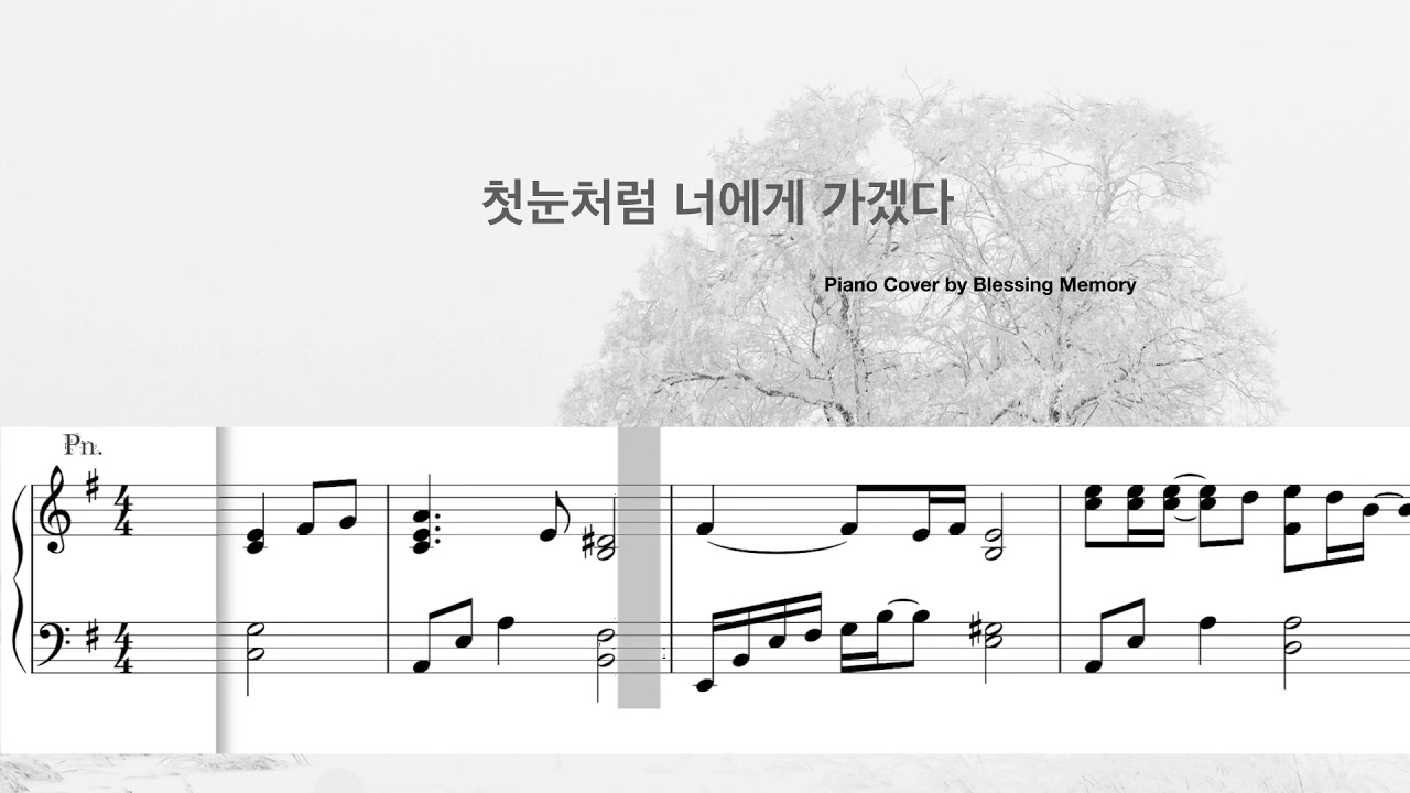 에일리-첫눈처럼 너에게 가겠다(Goblin OST)-Piano Cover