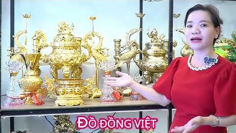 BỘ LƯ ĐỒNG THỜ CÚNG GIA TIÊN MẠ VÀNG CAO 50CM