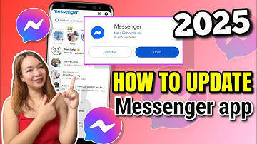 HOW TO UPDATE MESSENGER APP 2025 | Riencyll Cabile