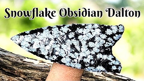 Flintknapping A Fog Preform Without Aditional Grinding.