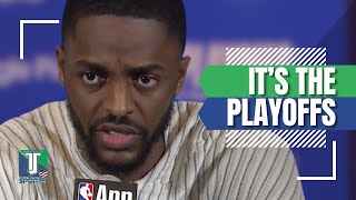 Justin Holiday ADMITS the Nuggets aren't PLAYING playoff ball after going DOWN 0-2 vs. Timberwolves