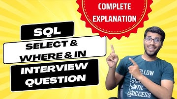 [Hindi] SQL Interview Question | Select,where & IN in SQL | HAckerRank SQL | weather observation 6