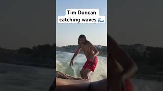 Tim Duncan enjoying retirement 🏄‍♂️ #nba #spurs screenshot 5