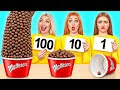 100 Layers of Food Challenge by Super Hyper DO