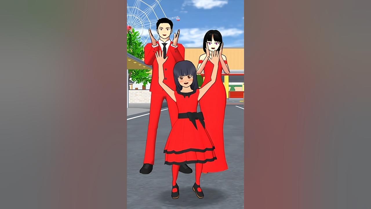 Today 2 Friends Was So Happy 💓😎 #liriklagu #lagu #sakuraschoolsimulator #animation #roblox #shorts