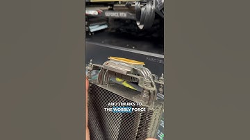CPU Cemented To Cooler! #pcbuild #techtips #gamingcomputer #computerrepair #gamingpc #repair