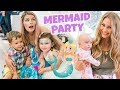 5 YEAR OLD MERMAID BIRTHDAY PARTY (with real mermaid)