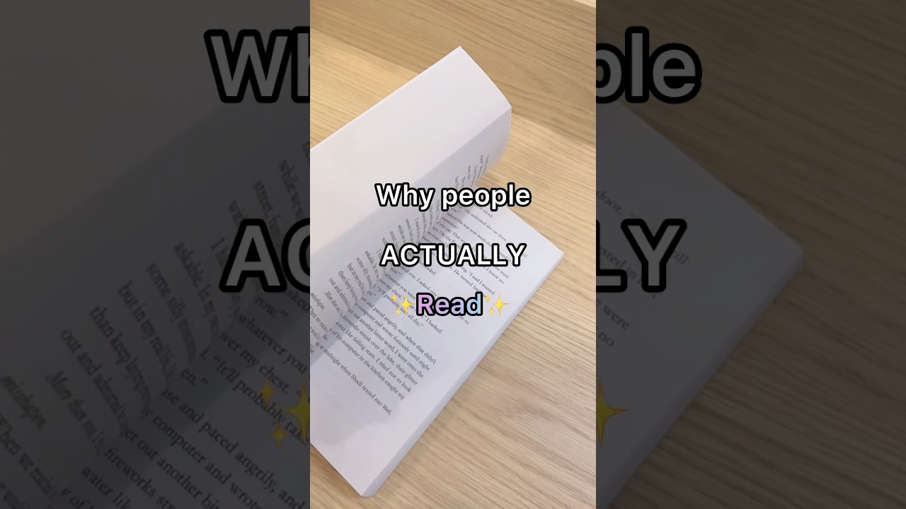 Why do we read?​⁠ #booktok #booktube #relatable #funny #bookish #reading #books