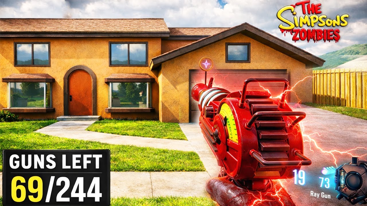 ULTIMATE BO3 ZOMBIES THE SIMPSONS STREAM! (Massive Gun Game & Easter Egg)