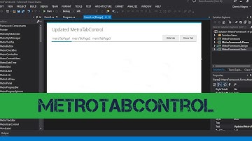 Metrotabcontrol Updated Metroframework