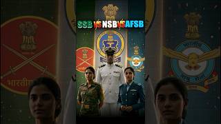 SSB Vs NSB Vs AFSB Difference Explained | Selection Process Centres | Complete Comparison Guide