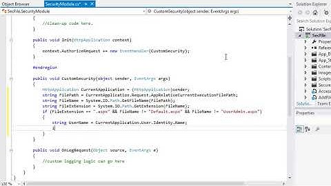Lesson 8-9: Implement custom security with an HTTP module