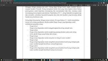 pertemuan 2 dasar pemrograman   array dan manipulasi string