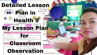 Detailed Lesson Plan in Health 9|Classroom Observation|RPMS|1-9 Indicators included|Third Quarter