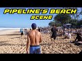 What the beach is like when pipe is all time