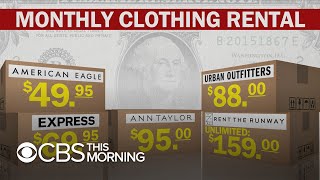 What's behind the boom in clothing rental services?