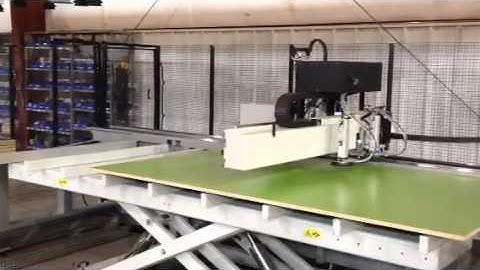 Biesse Rover BG Nesting Cell - auto labeling