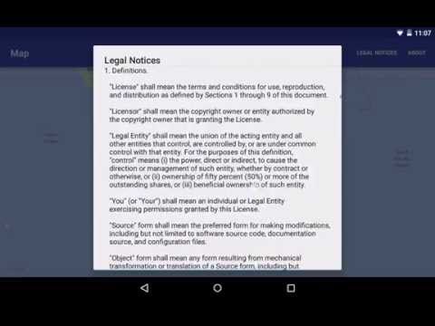 Display "Legal Notices" for Google Maps Android API v2 on Options Menu
