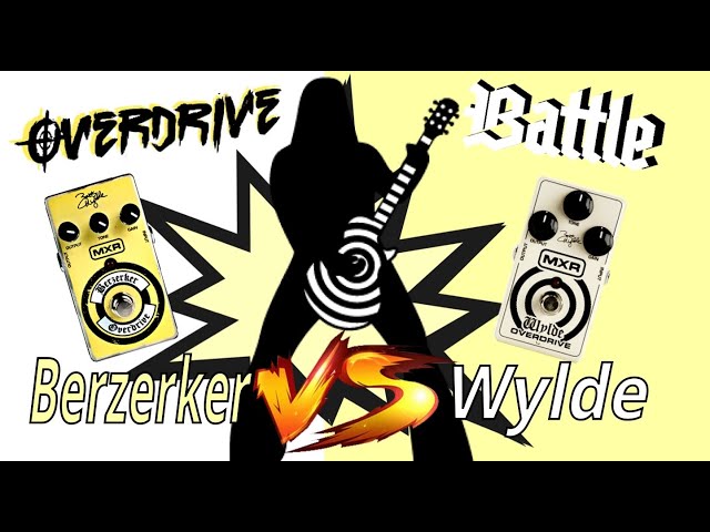 Comparativa de los Overdrives Zakk Wylde signature MXR ZW-44 (En