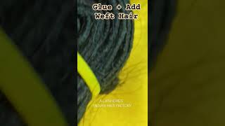 Remy Single Drawn Weft Hair | Machine Weft Hair With Glue