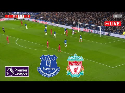🔴LIVE : Everton vs Liverpool | English Premier League 2023/24 | Epl Live Stream | Pes 21 Gameplay