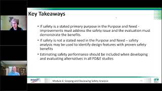 Day 2 Module 6 Scoping and Reviewing Safety