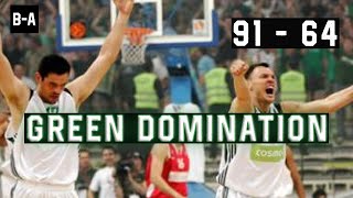Panathinaikos EMPHATIC Win vs Eternal Enemy | Panathinaikos - Olympiacos 91-64 | 2009 Finals Game 2
