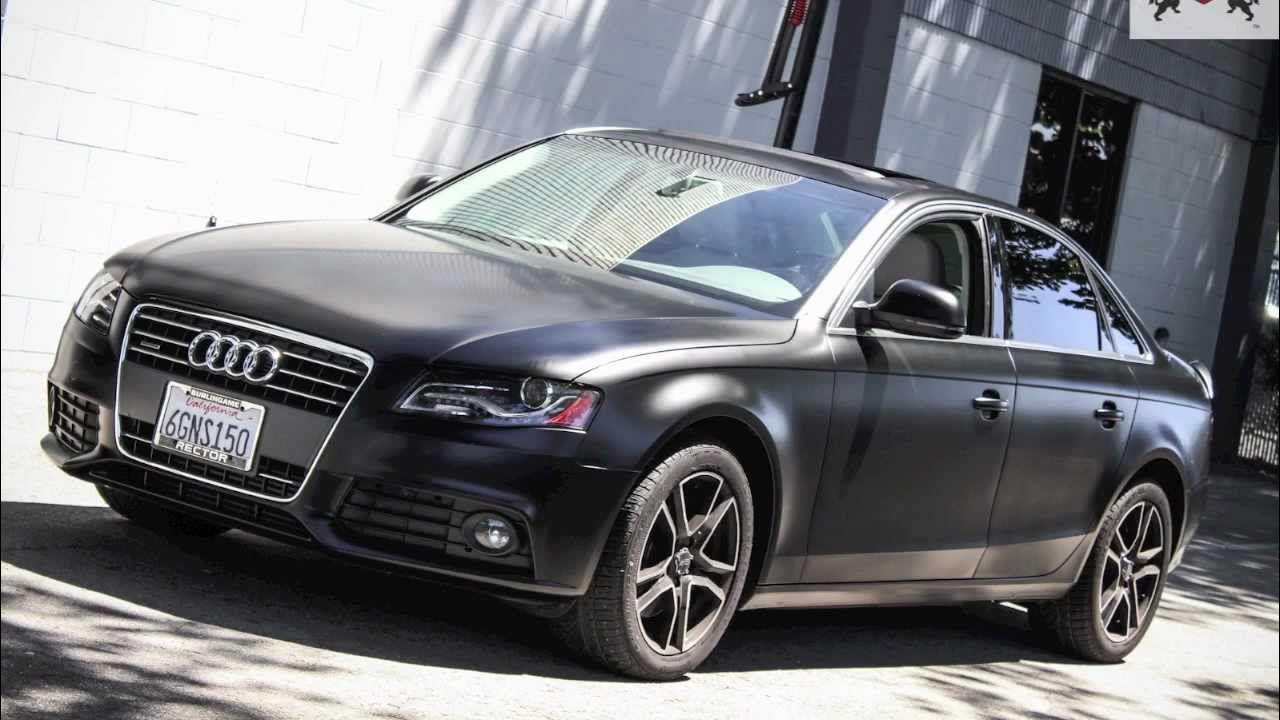 Just Wrapped my Audi A4 B9 Matte Black : r/Audi