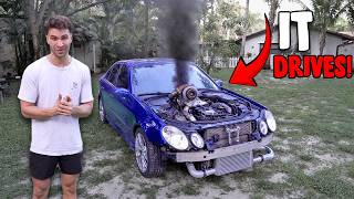 I drove my Compound Diesel Mercedes for the first time... (Custom Fab Kit)